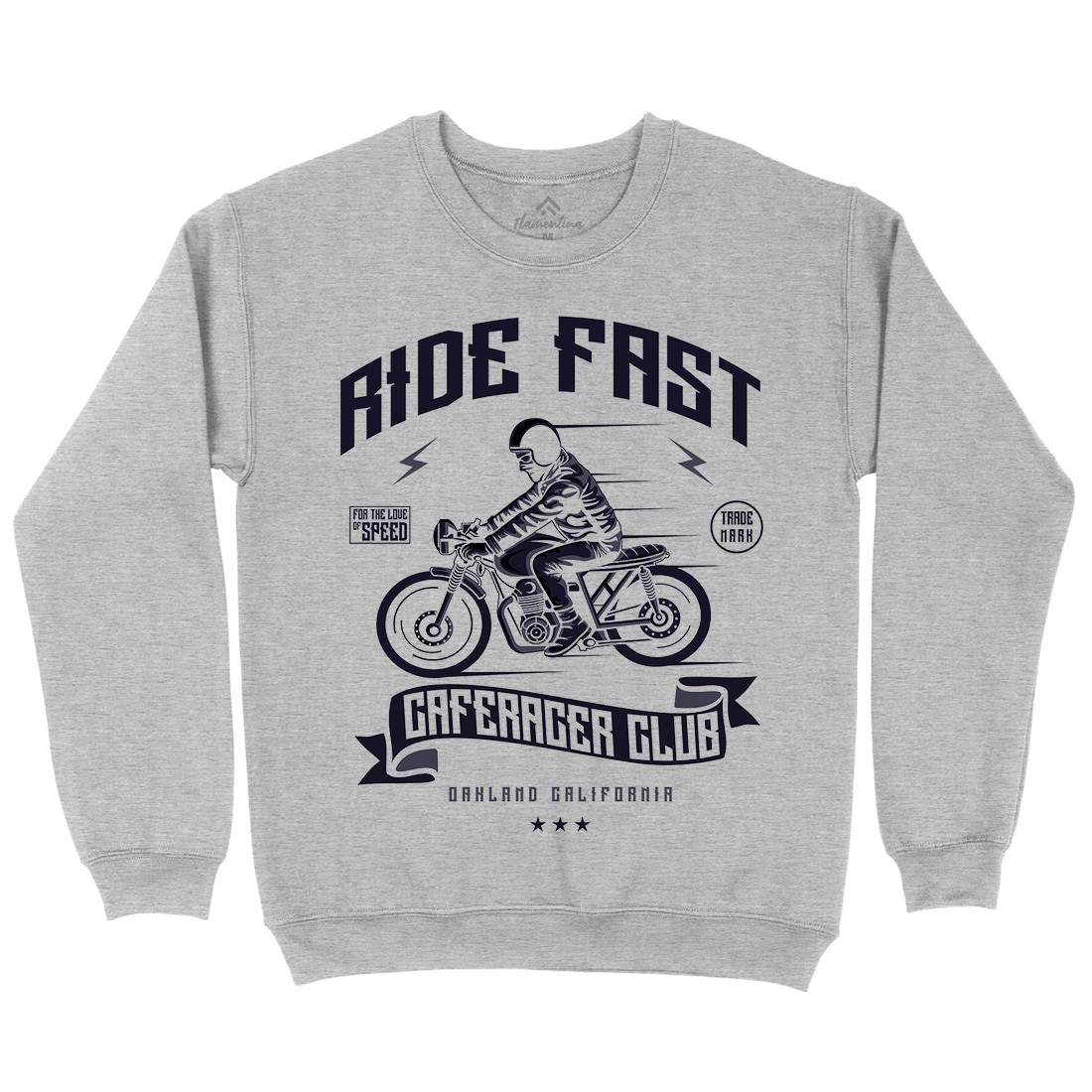 Ride Fast Kids Crew Neck Sweatshirt Motorcycles A117