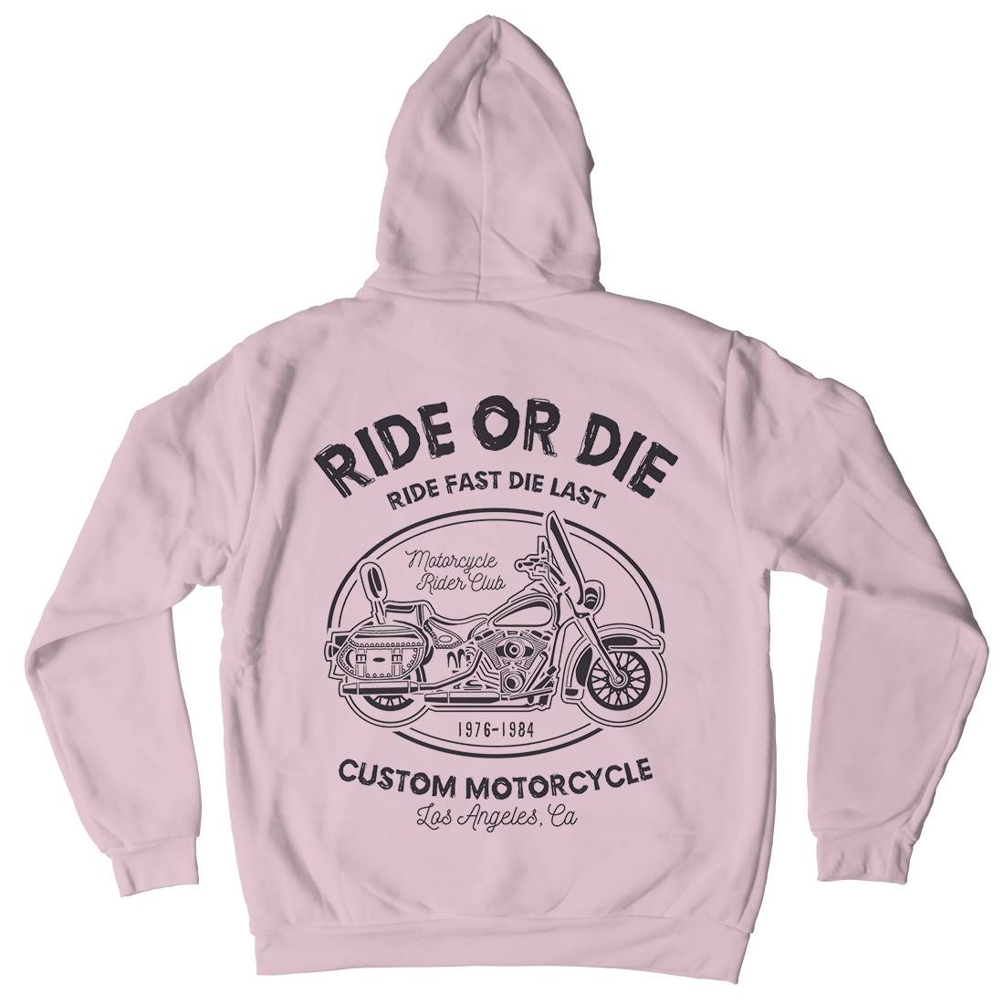 Ride Or Die Kids Crew Neck Hoodie Motorcycles A118