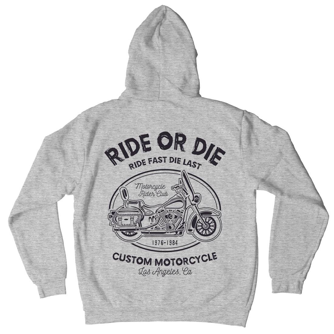Ride Or Die Kids Crew Neck Hoodie Motorcycles A118