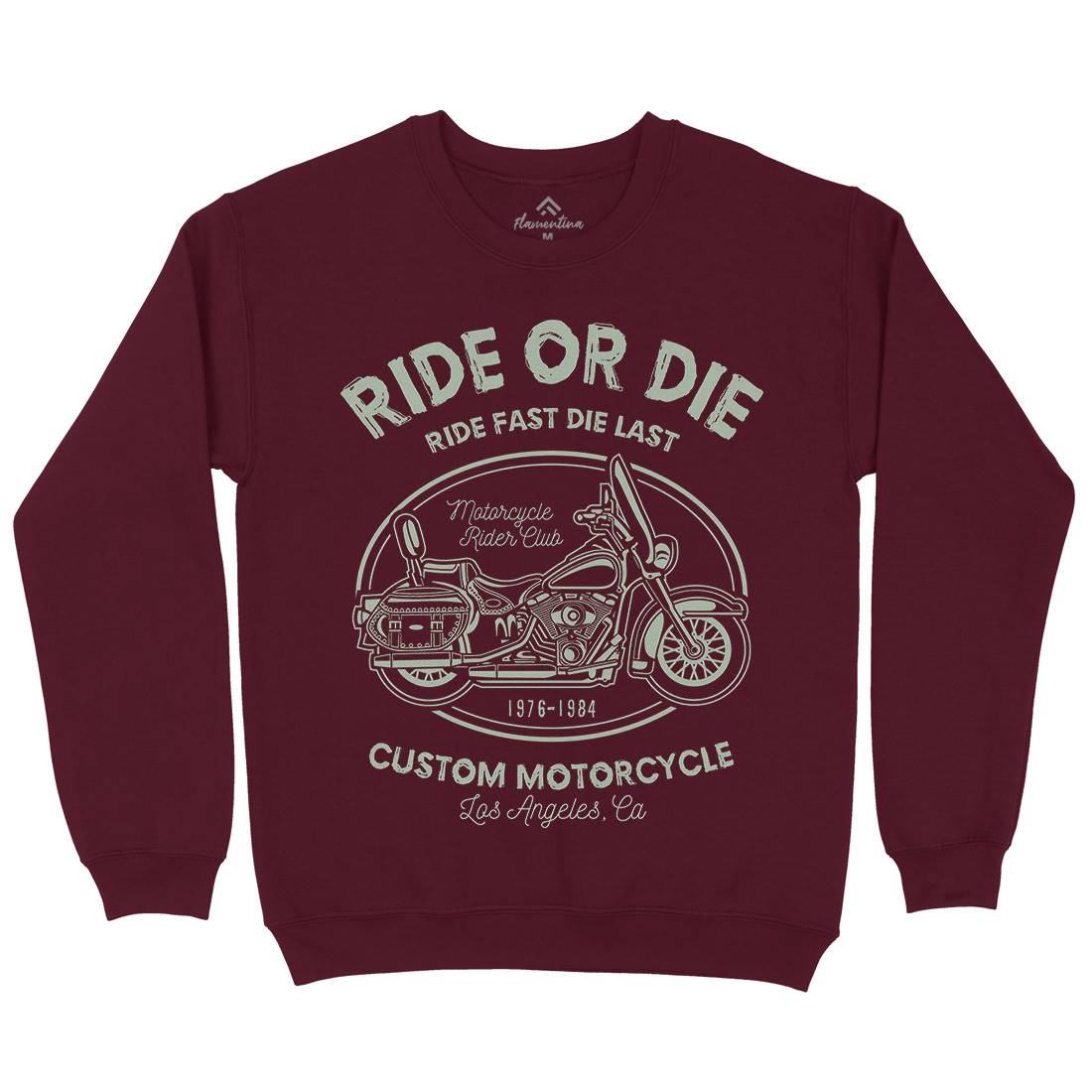 Ride Or Die Kids Crew Neck Sweatshirt Motorcycles A118