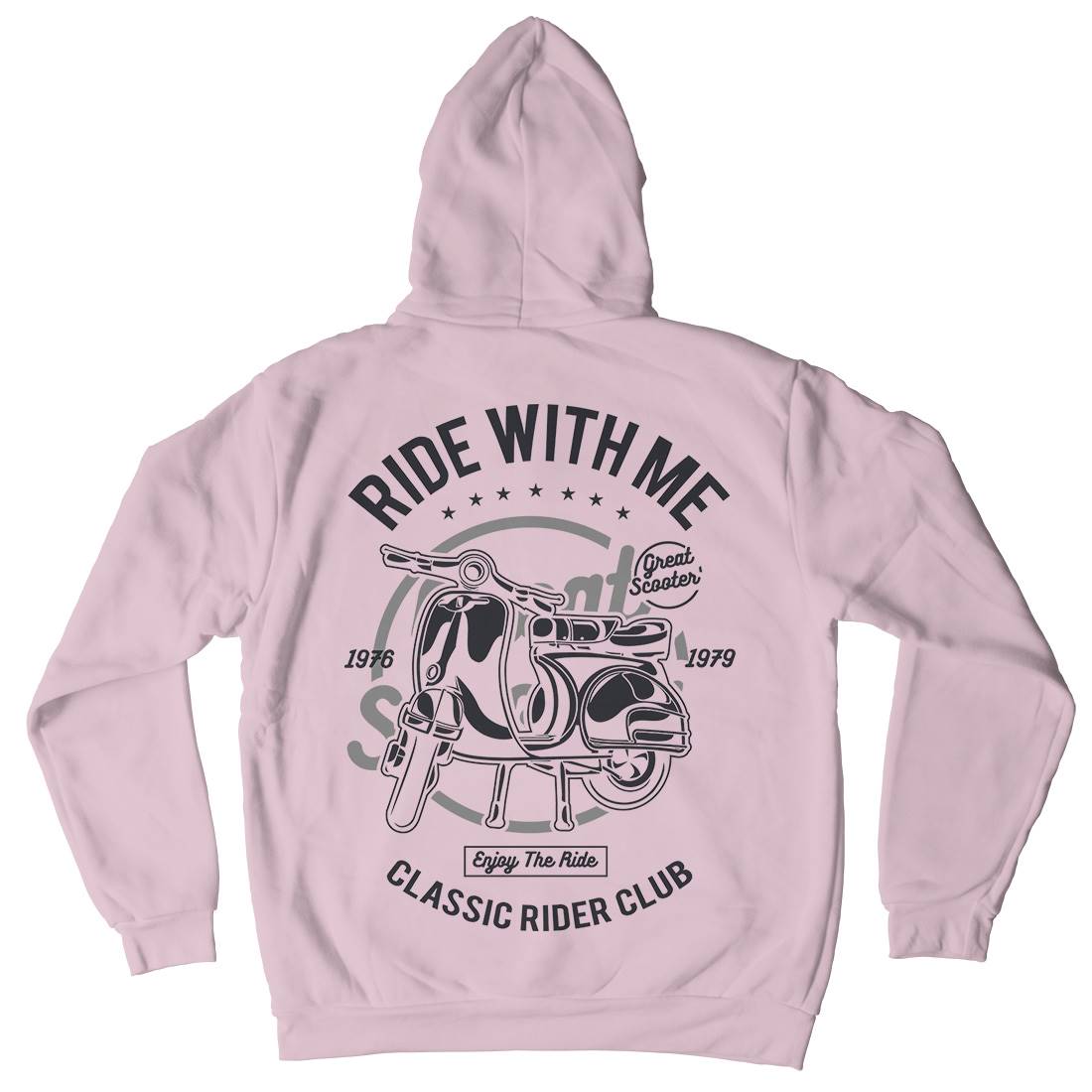 Ride With Me Kids Crew Neck Hoodie Motorcycles A120