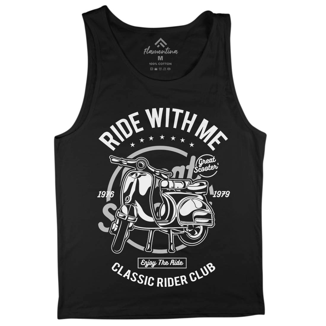 Ride With Me Mens Tank Top Vest Motorcycles A120
