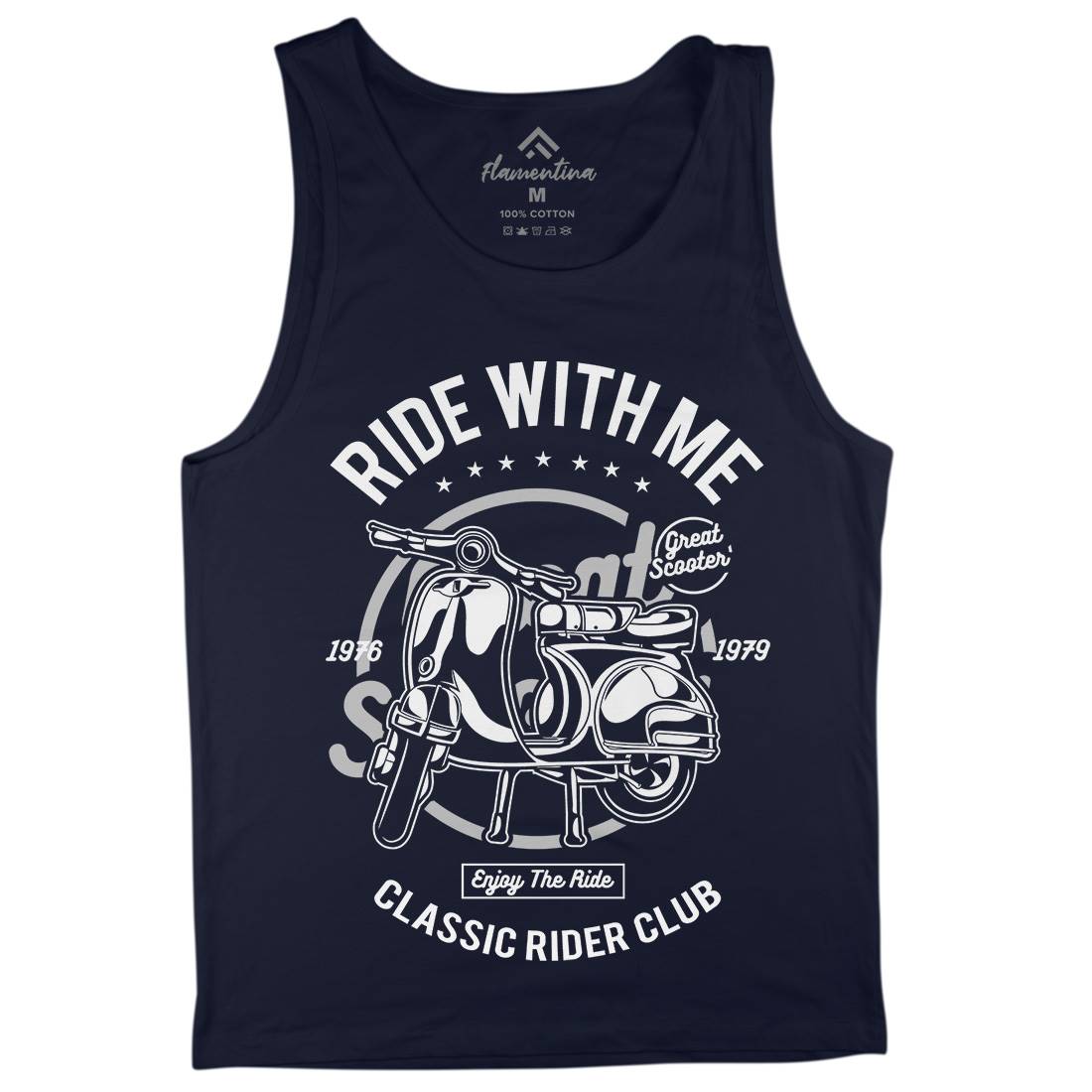 Ride With Me Mens Tank Top Vest Motorcycles A120