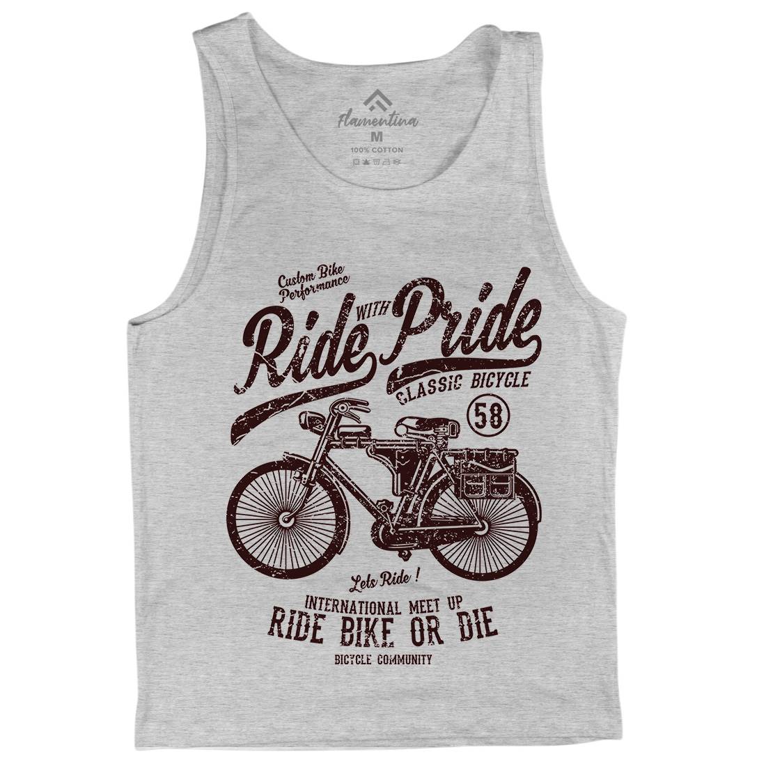 Ride With Pride Mens Tank Top Vest Bikes A121