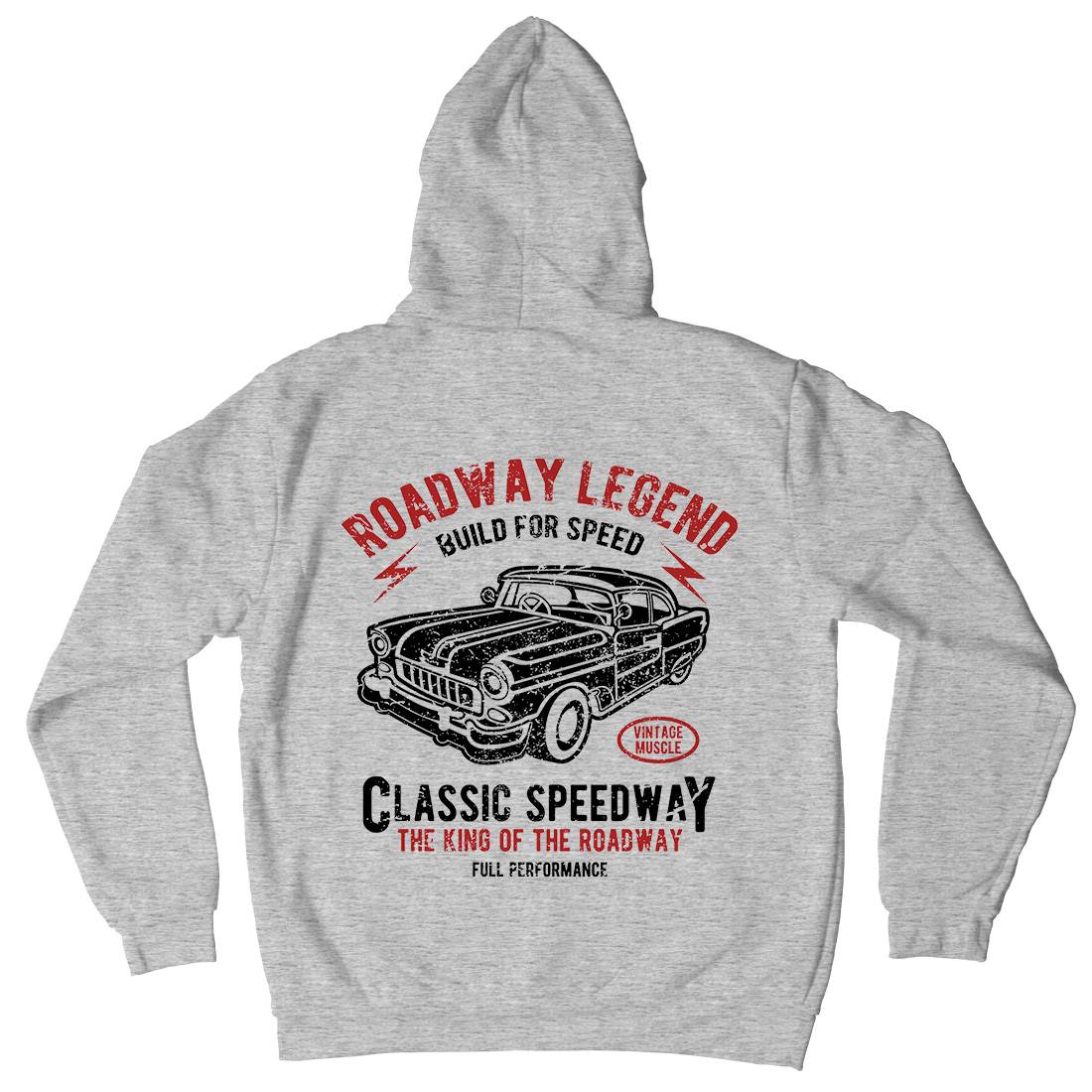 Roadway Legend Kids Crew Neck Hoodie Cars A124