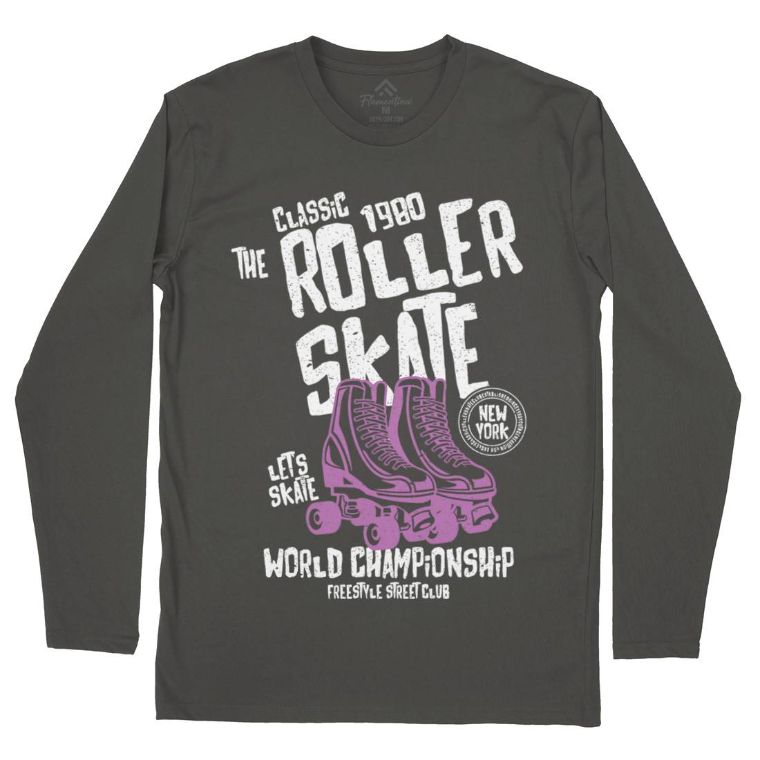 Roller Mens Long Sleeve T-Shirt Skate A129
