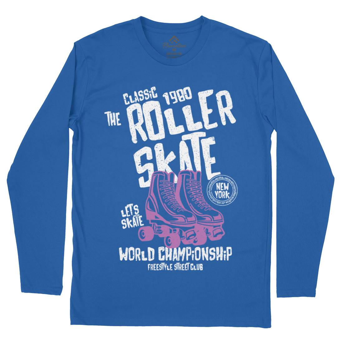 Roller Mens Long Sleeve T-Shirt Skate A129
