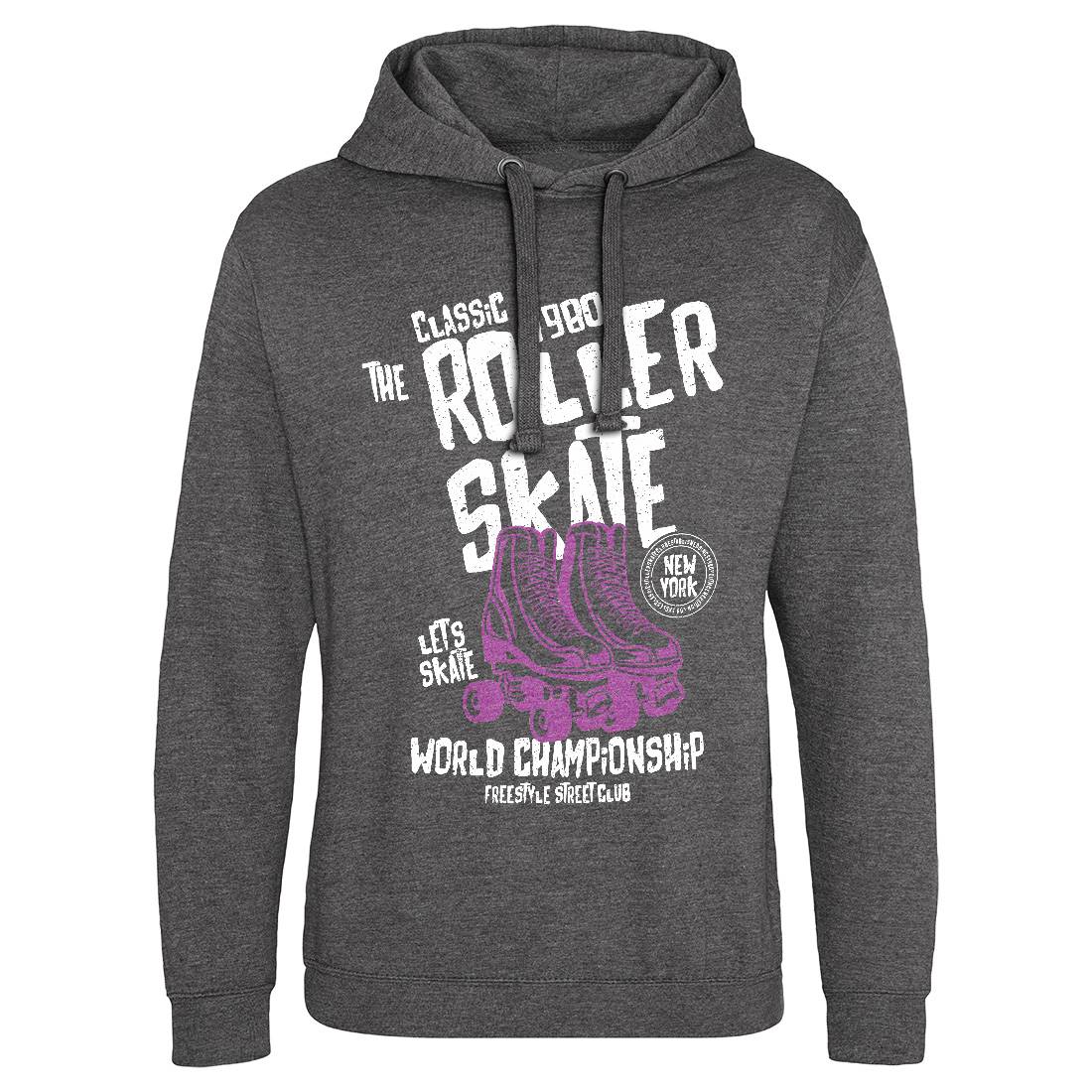 Roller Mens Hoodie Without Pocket Skate A129