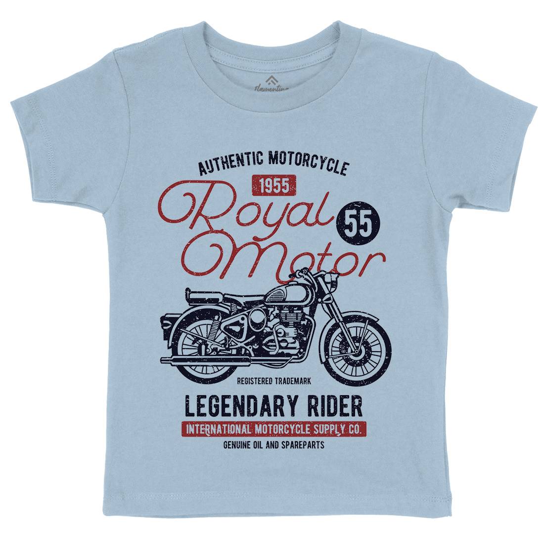 Royal Motor Kids Crew Neck T-Shirt Motorcycles A130