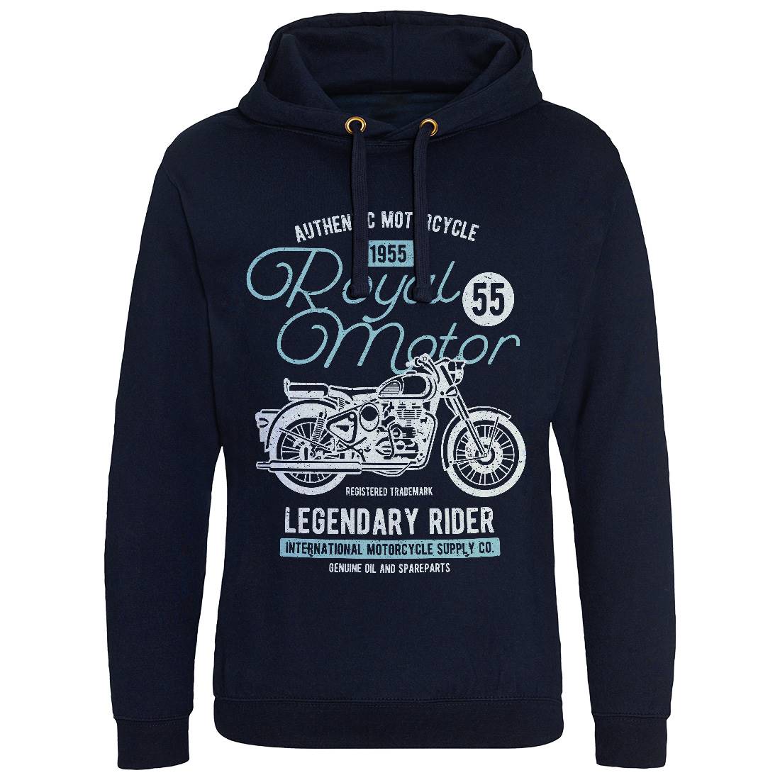 Royal Motor Mens Hoodie Without Pocket Motorcycles A130