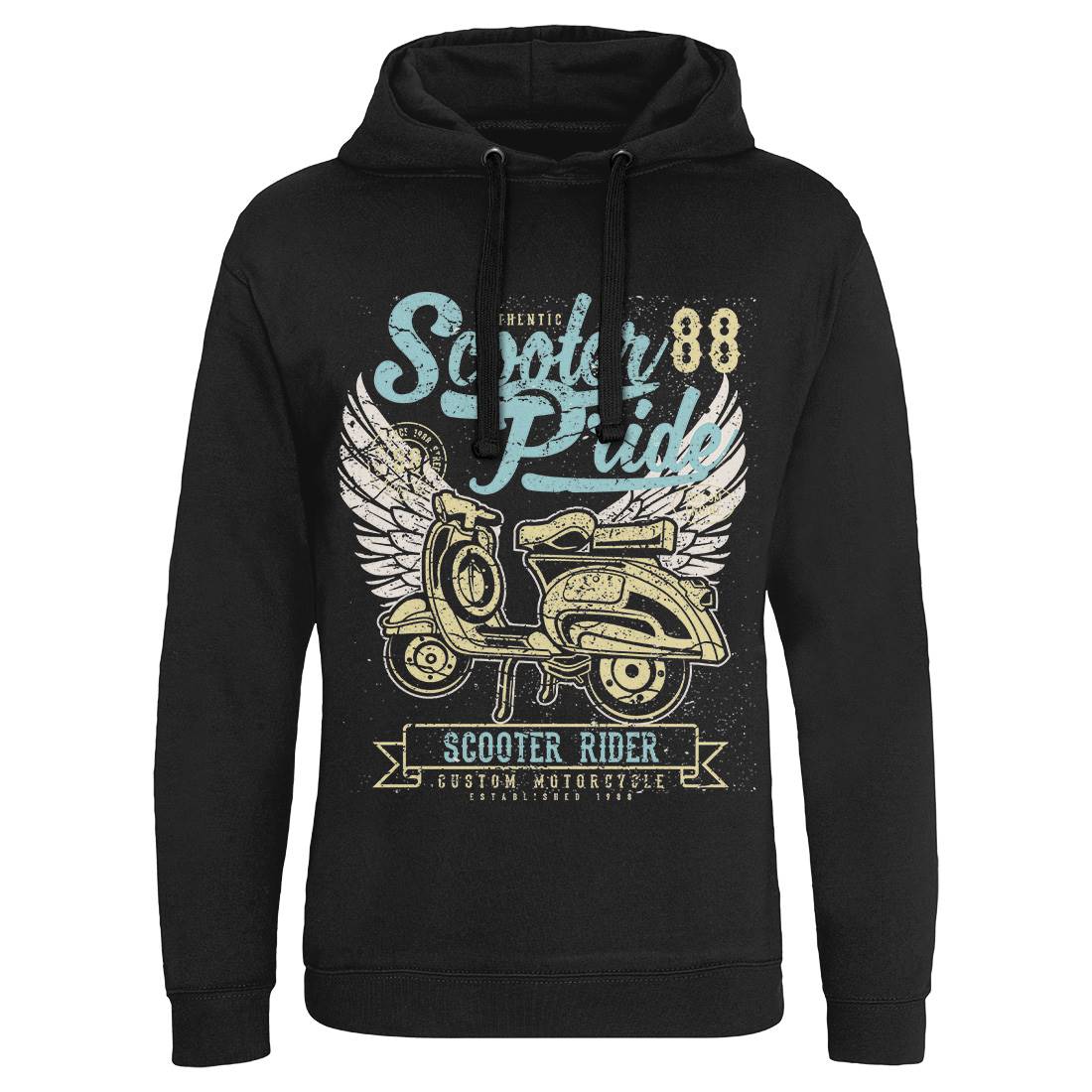 Scooter Pride Mens Hoodie Without Pocket Motorcycles A135