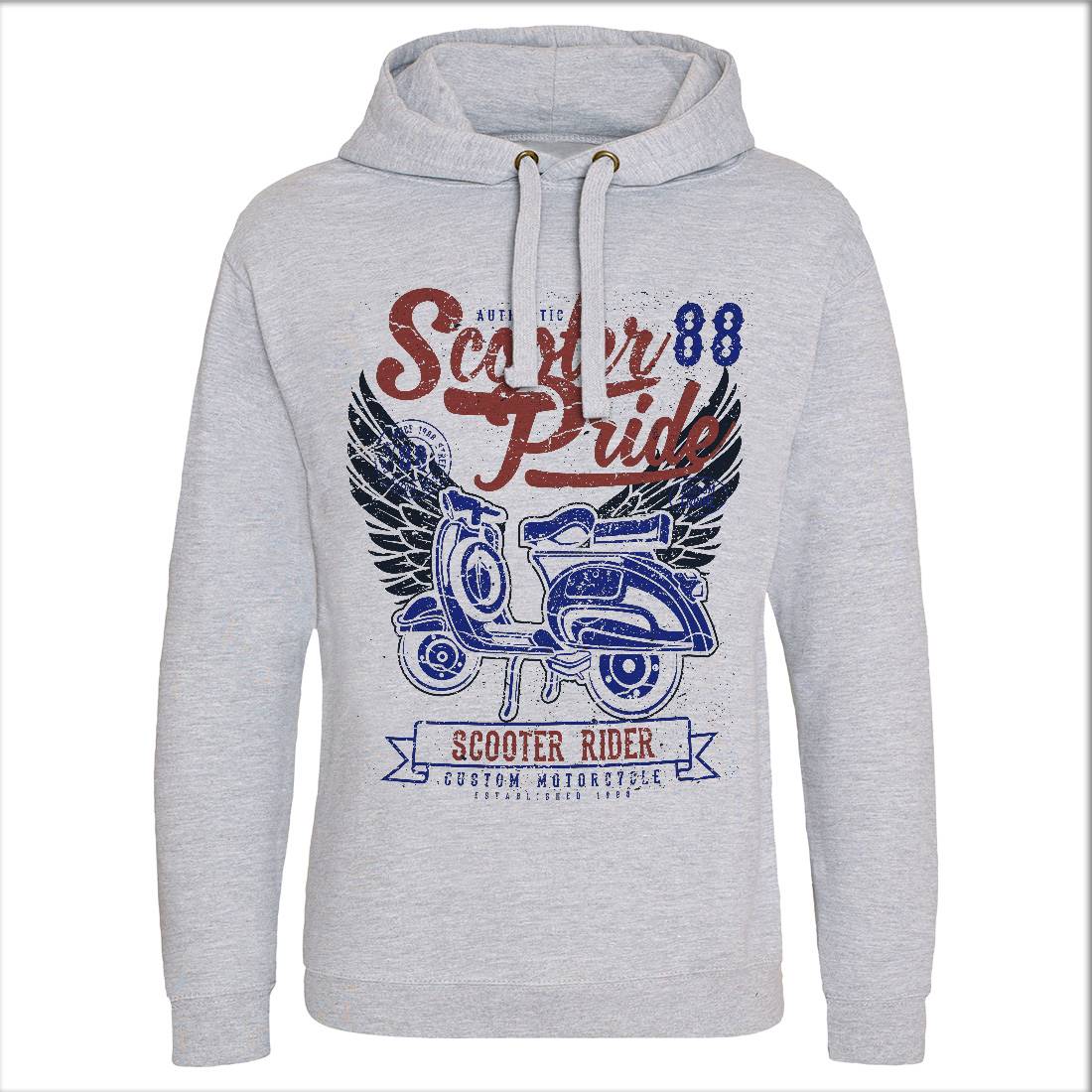 Scooter Pride Mens Hoodie Without Pocket Motorcycles A135