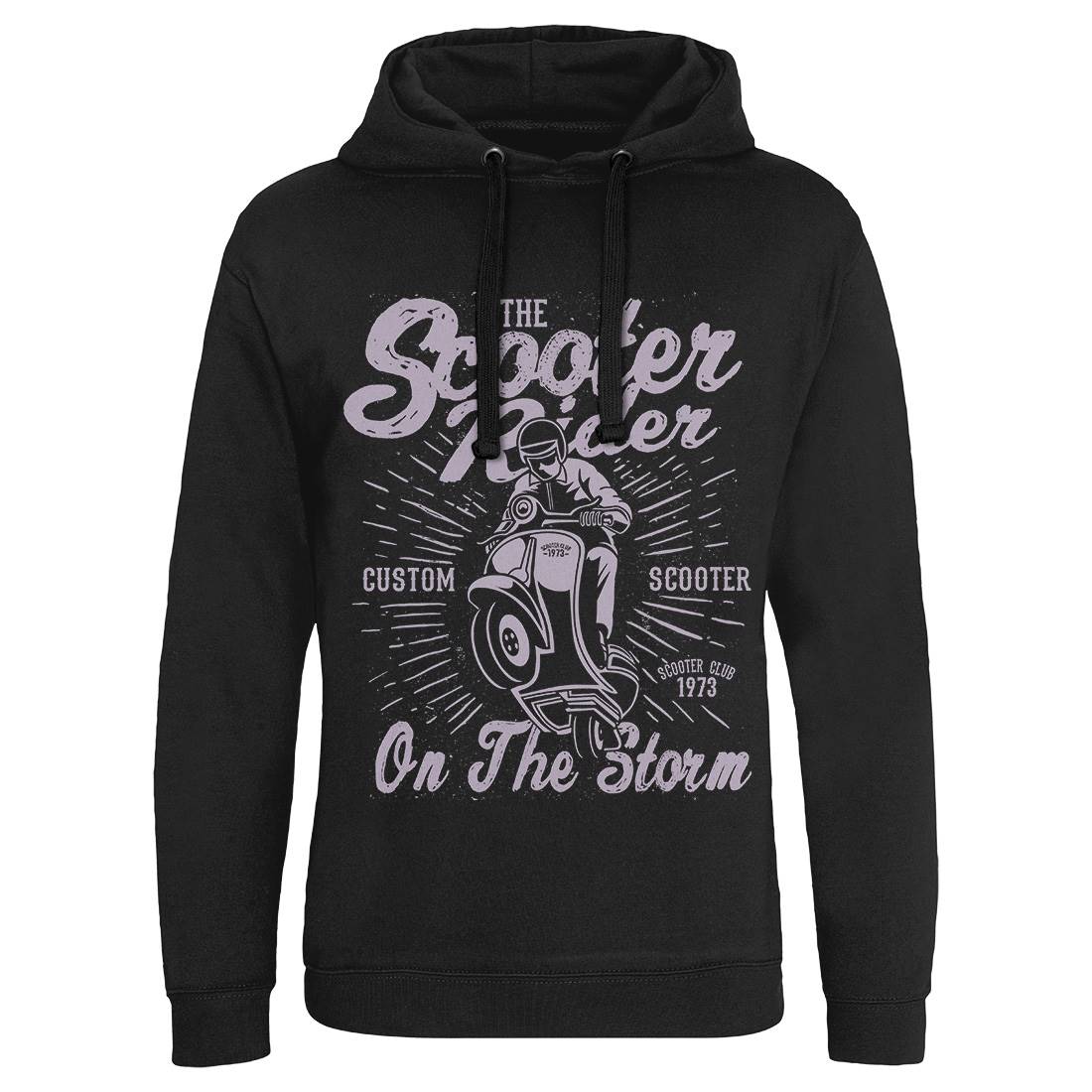 Scooter Rider Mens Hoodie Without Pocket Motorcycles A137