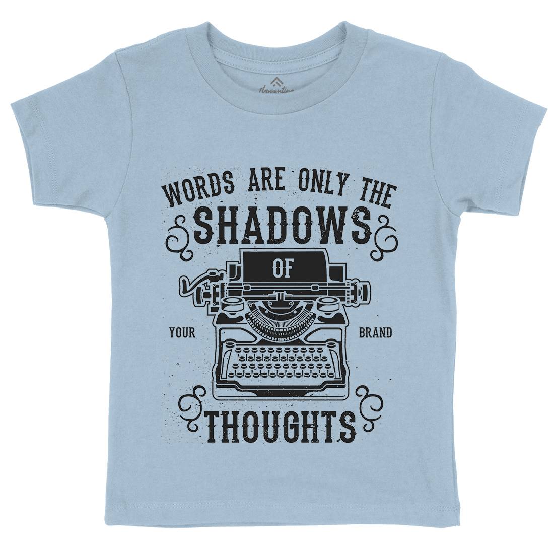 Shadows Of Thoughts Kids Organic Crew Neck T-Shirt Media A139