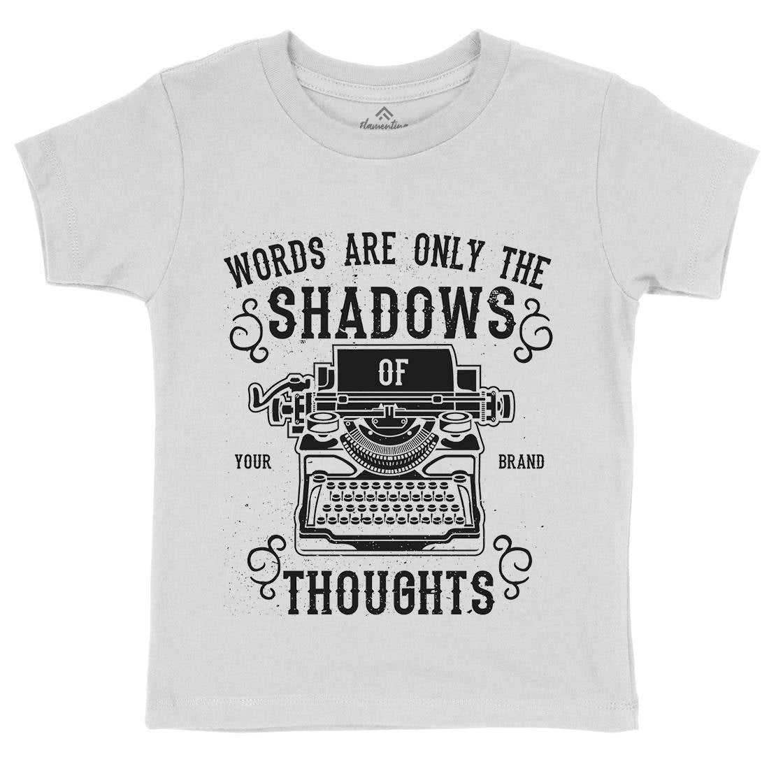 Shadows Of Thoughts Kids Crew Neck T-Shirt Media A139