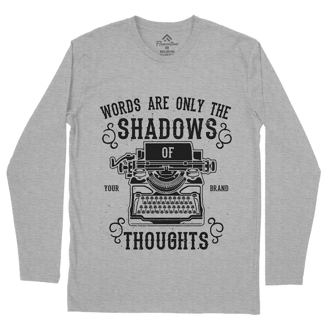Shadows Of Thoughts Mens Long Sleeve T-Shirt Media A139