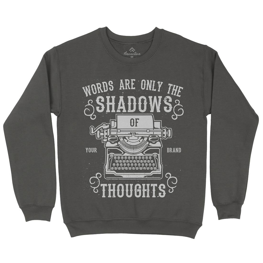 Shadows Of Thoughts Mens Crew Neck Sweatshirt Media A139