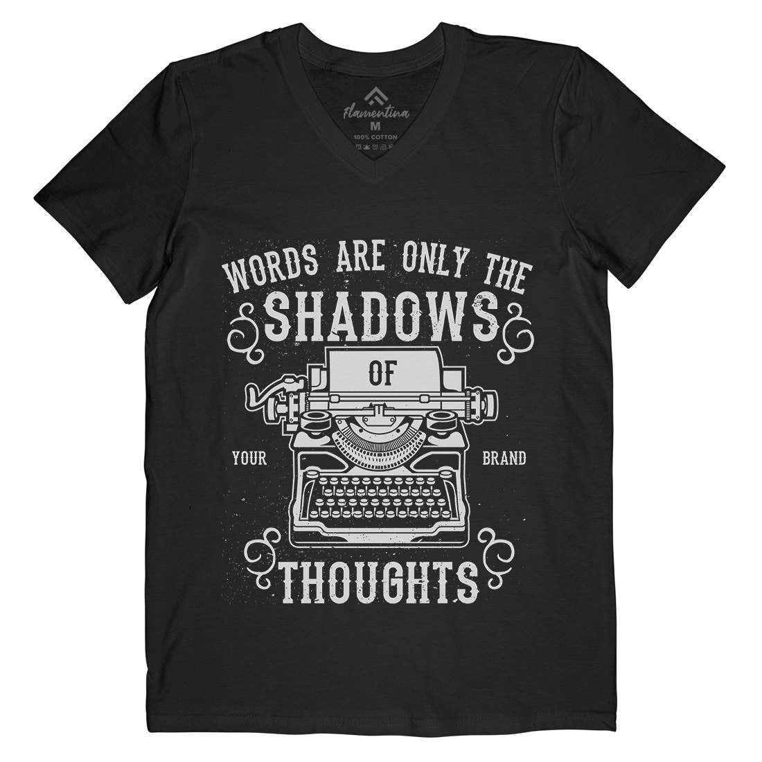 Shadows Of Thoughts Mens V-Neck T-Shirt Media A139