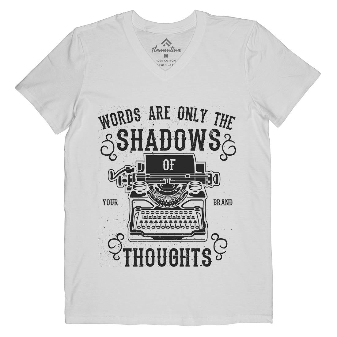 Shadows Of Thoughts Mens V-Neck T-Shirt Media A139