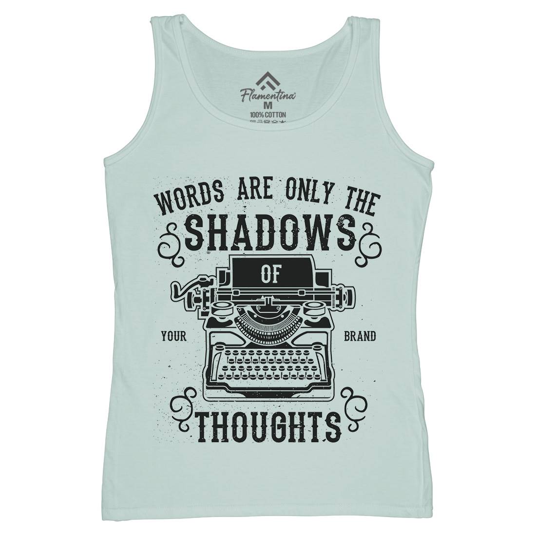 Shadows Of Thoughts Womens Organic Tank Top Vest Media A139