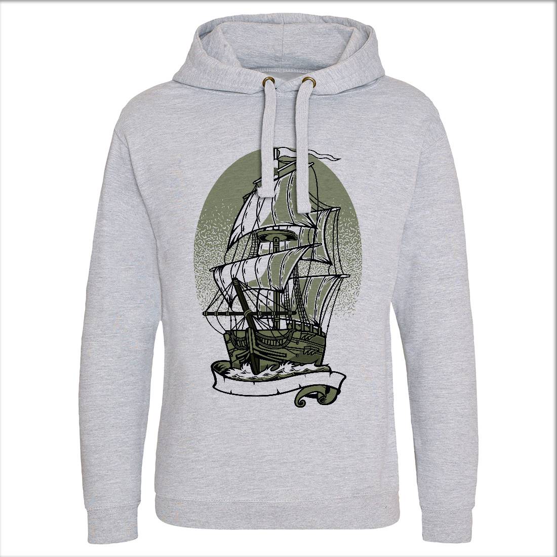 Ship Mens Hoodie Without Pocket Navy A140