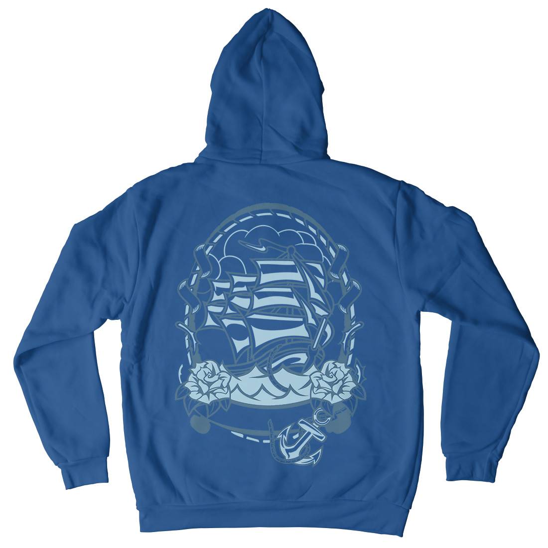 Ship Mens Hoodie With Pocket Navy A141