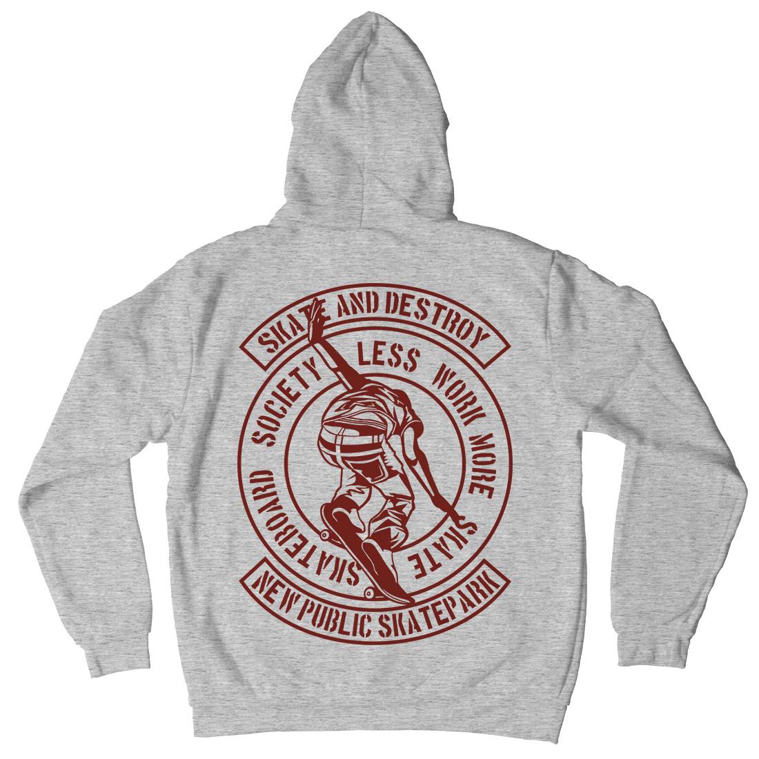 And Destroy Kids Crew Neck Hoodie Skate A142