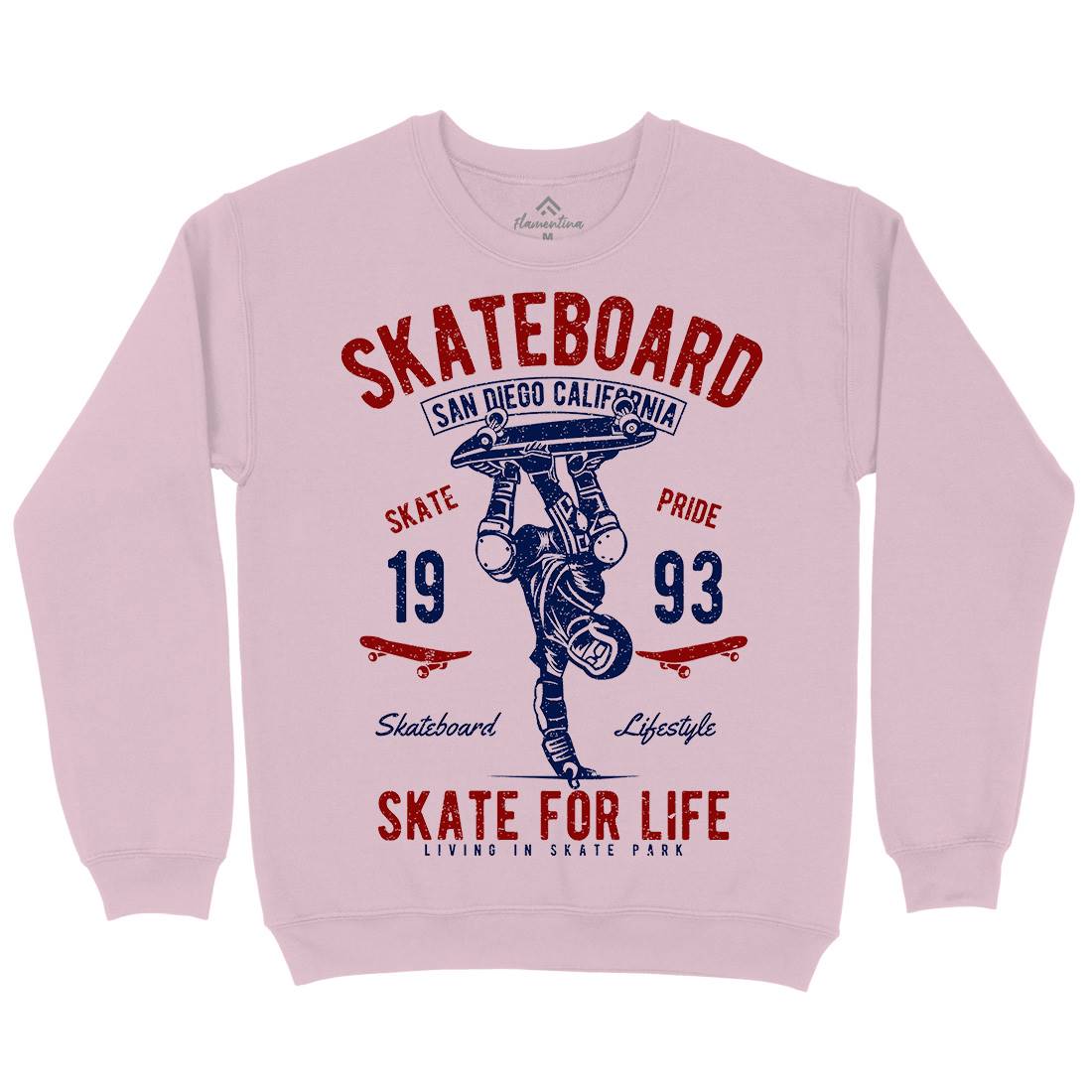Skate For Life Kids Crew Neck Sweatshirt Skate A143