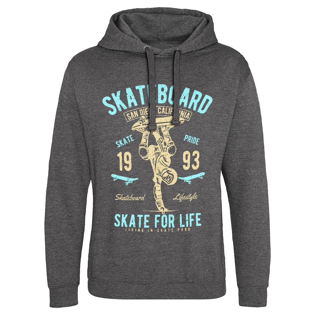 Skate For Life Mens Hoodie Without Pocket Skate A143