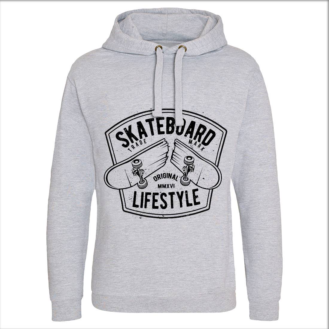 Skateboard Lifestyle Mens Hoodie Without Pocket Skate A145