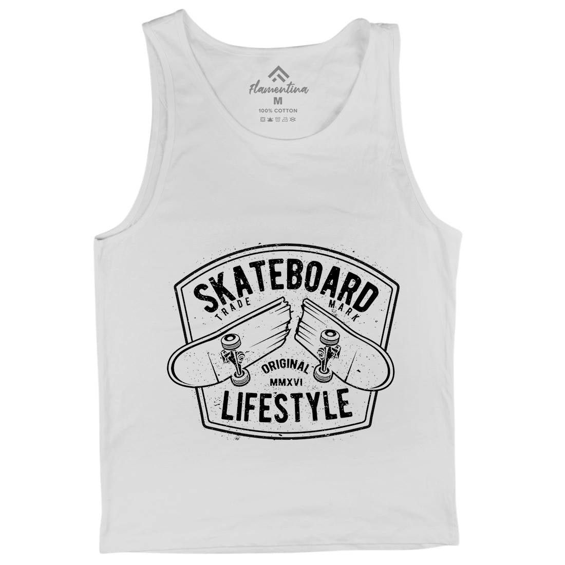 Skateboard Lifestyle Mens Tank Top Vest Skate A145