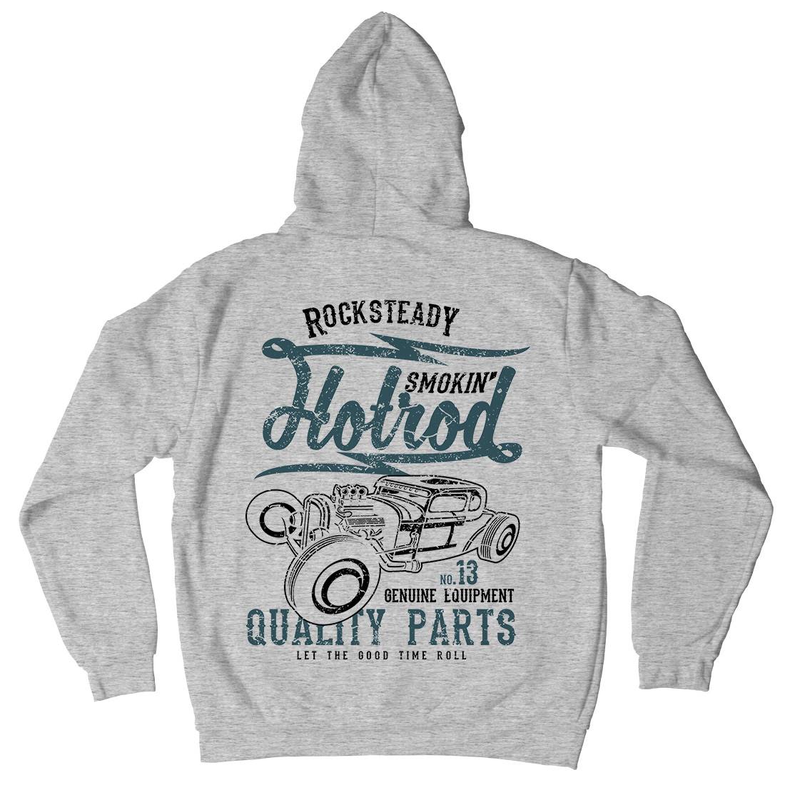 Smokin&#39; Hotrod Kids Crew Neck Hoodie Cars A146