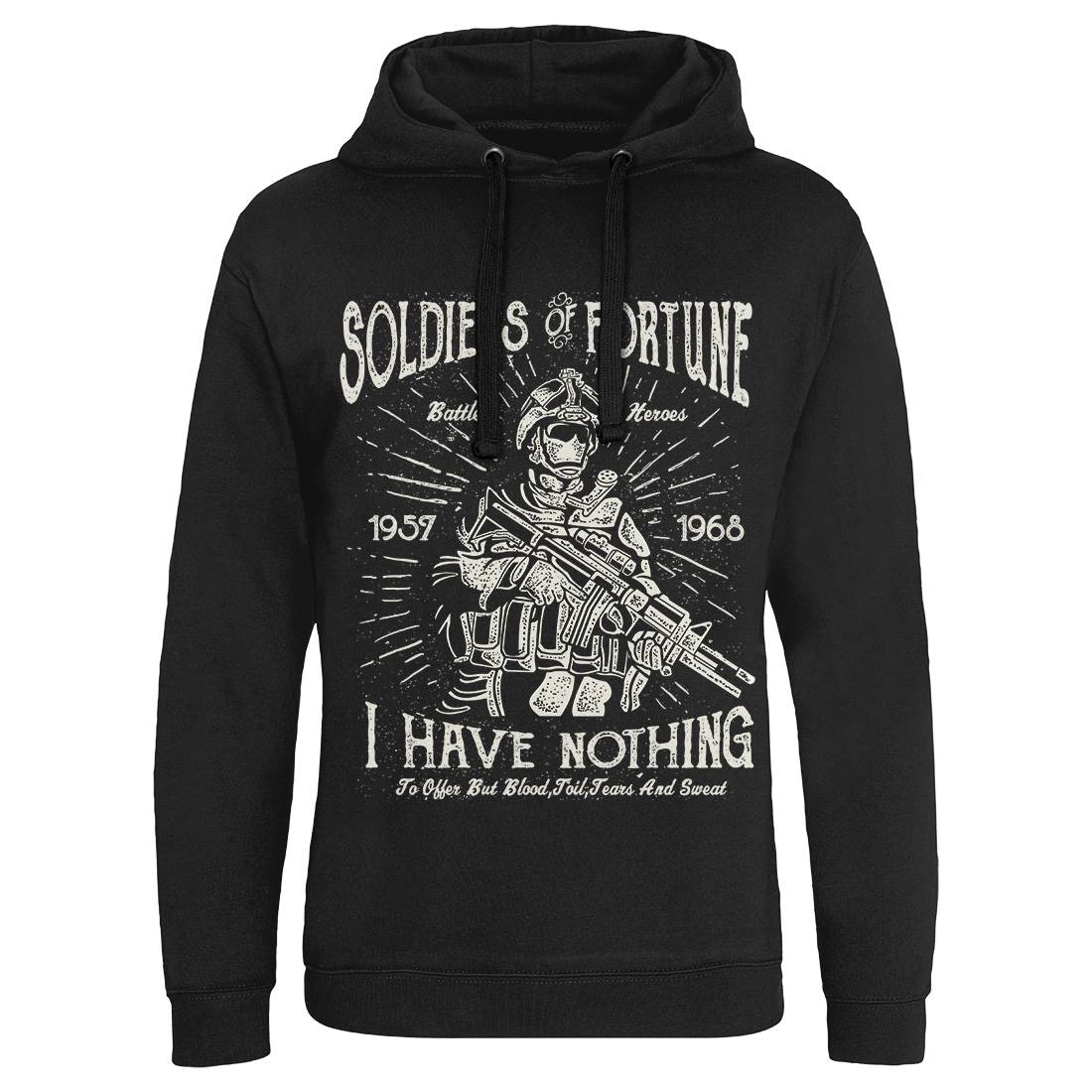 Soldiers Of Fortune Mens Hoodie Without Pocket Army A148