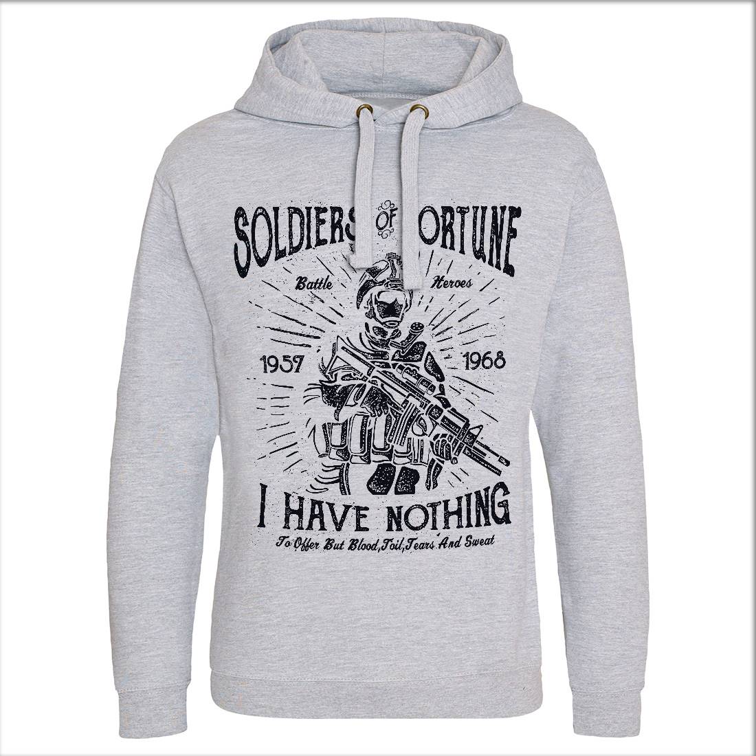 Soldiers Of Fortune Mens Hoodie Without Pocket Army A148