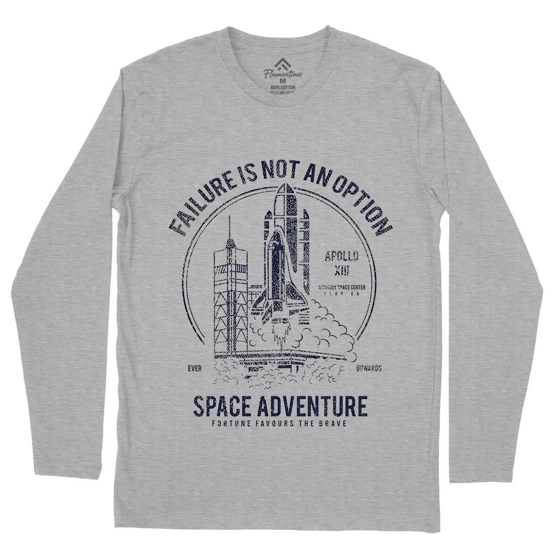 Adventure Mens Long Sleeve T-Shirt Space A149
