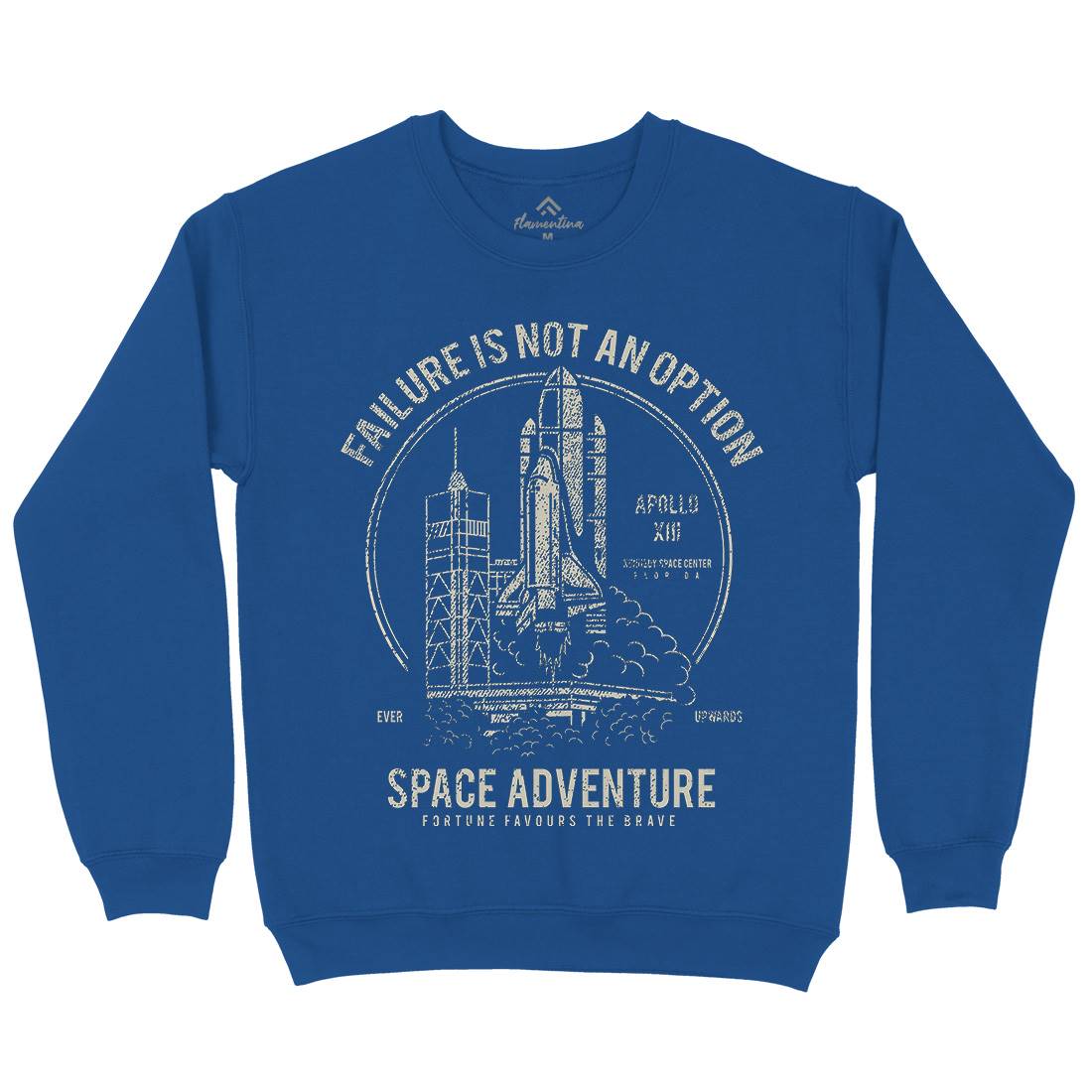 Adventure Mens Crew Neck Sweatshirt Space A149