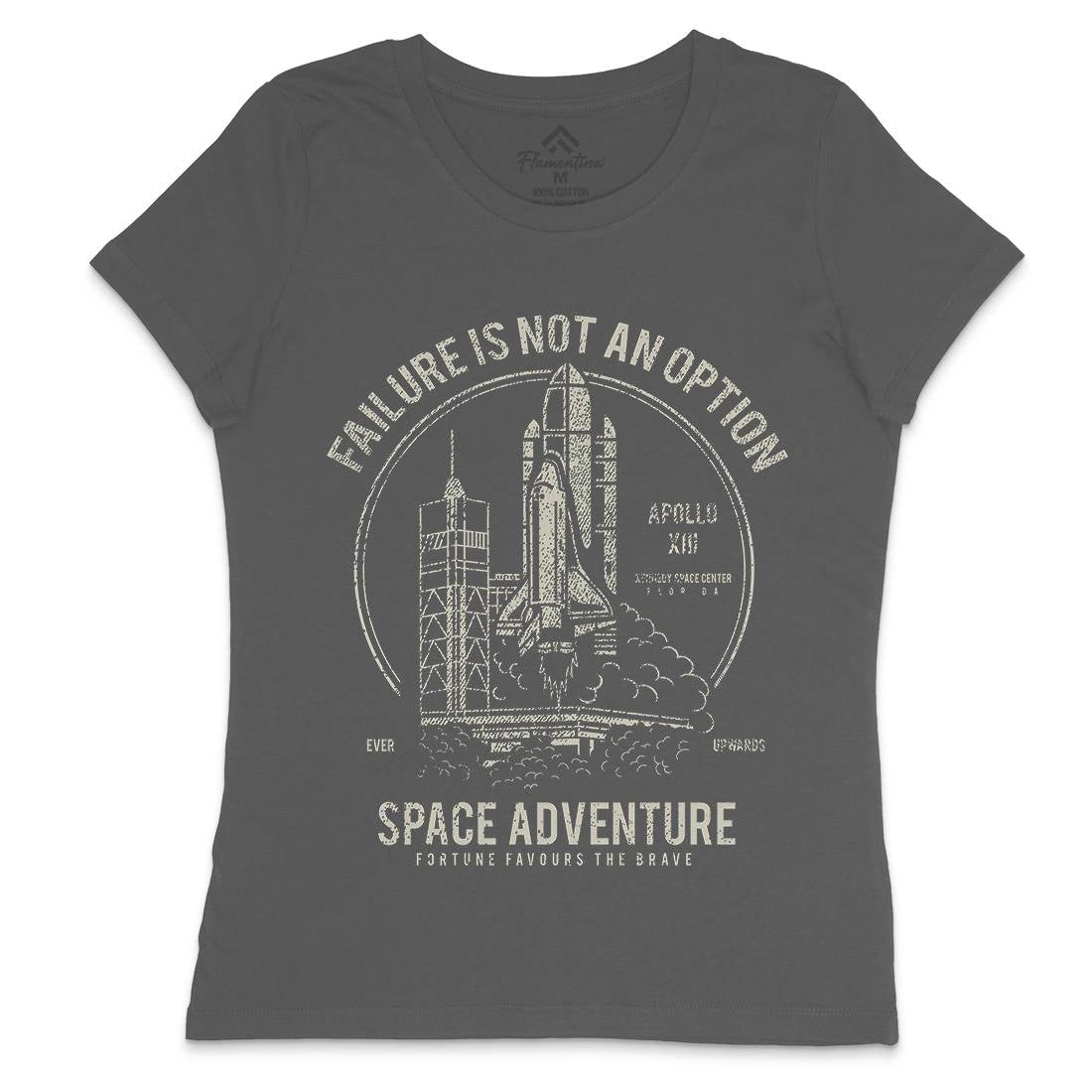 Adventure Womens Crew Neck T-Shirt Space A149