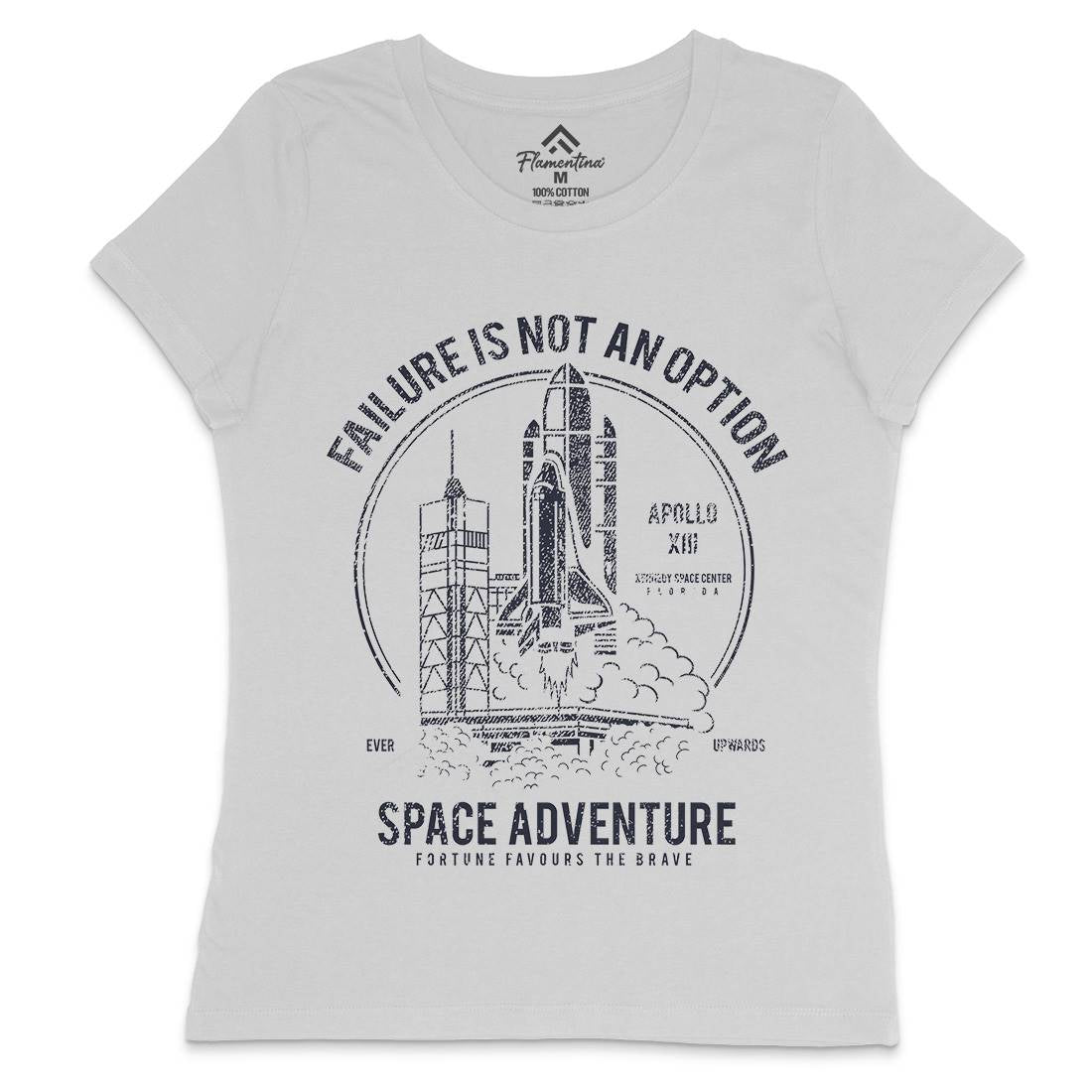 Adventure Womens Crew Neck T-Shirt Space A149