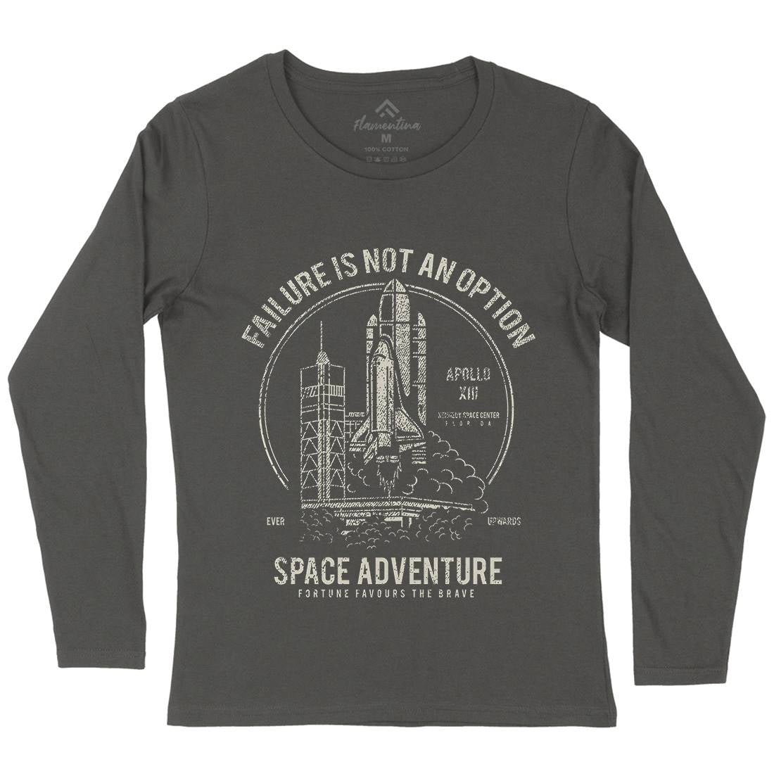Adventure Womens Long Sleeve T-Shirt Space A149