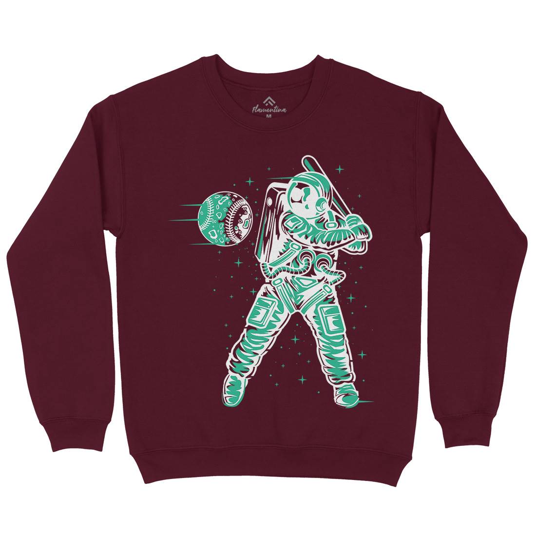 Baseball Kids Crew Neck Sweatshirt Space A150