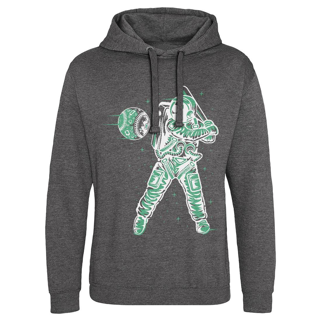 Baseball Mens Hoodie Without Pocket Space A150