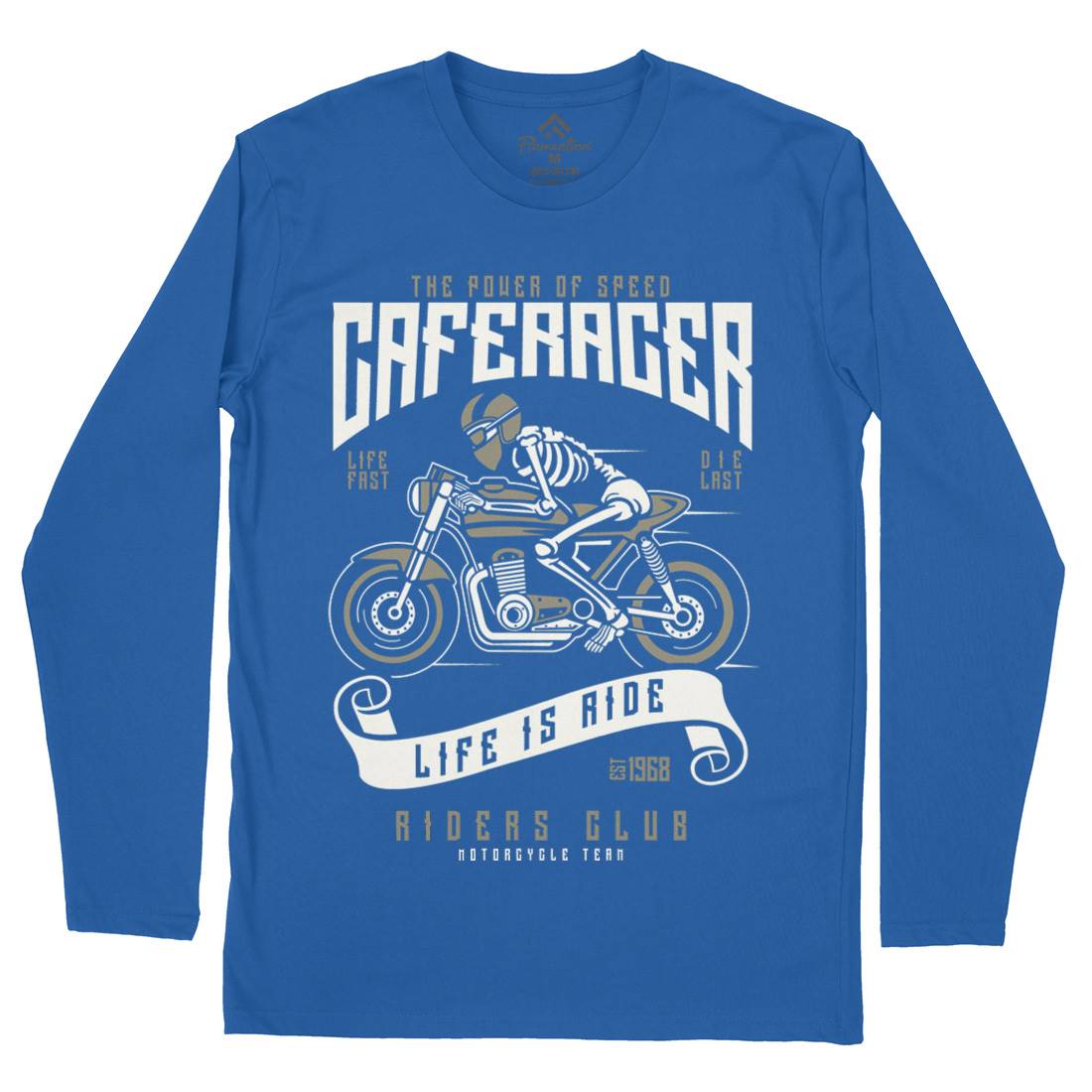 Speed Of Caferacer Mens Long Sleeve T-Shirt Motorcycles A154