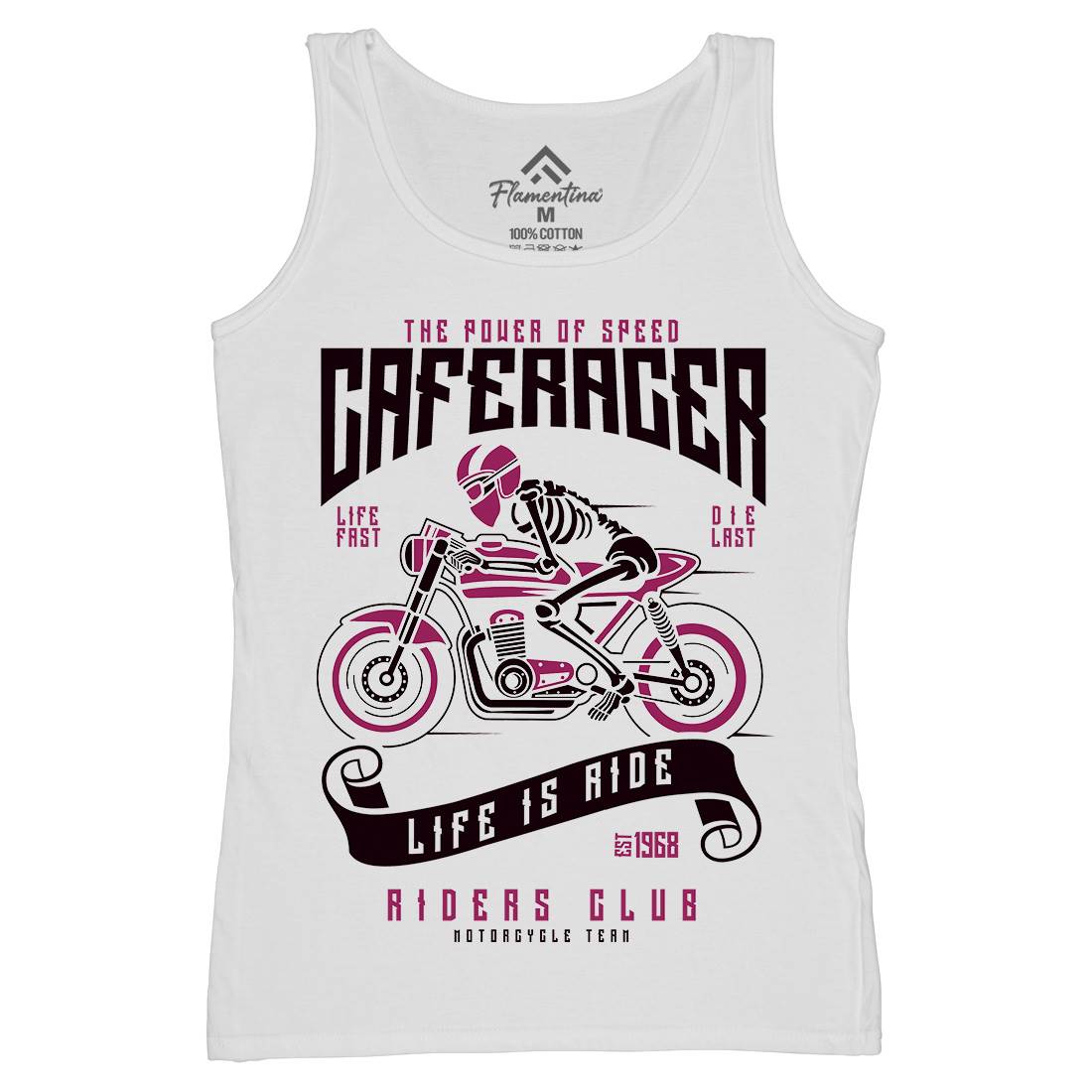 Speed Of Caferacer Womens Organic Tank Top Vest Motorcycles A154