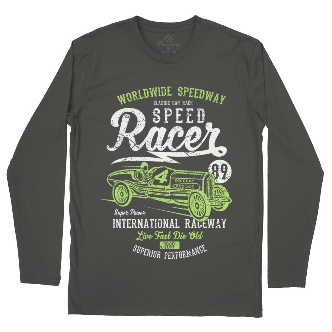 Speed Racer Mens Long Sleeve T-Shirt Motorcycles A155