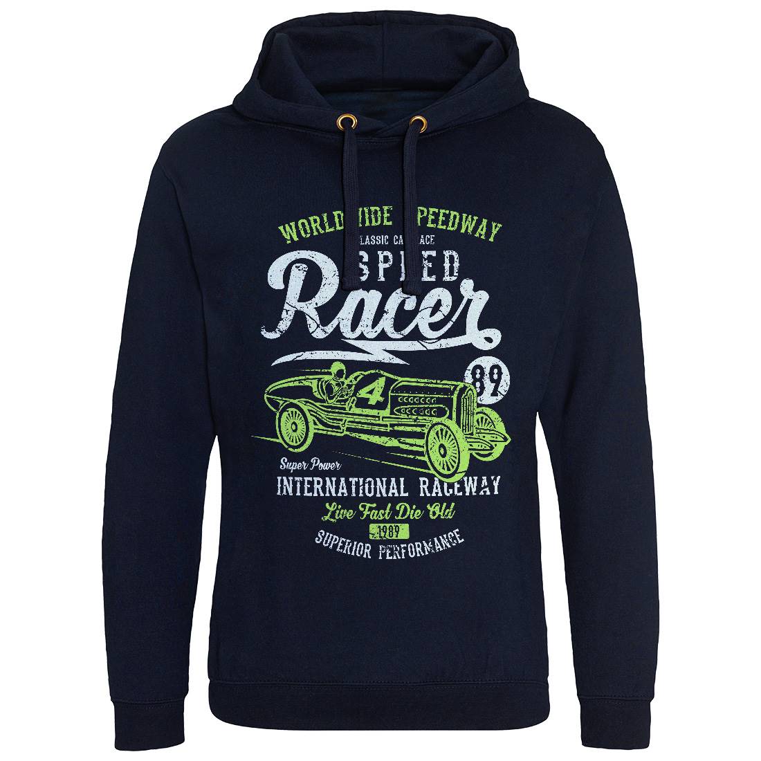 Speed Racer Mens Hoodie Without Pocket Motorcycles A155