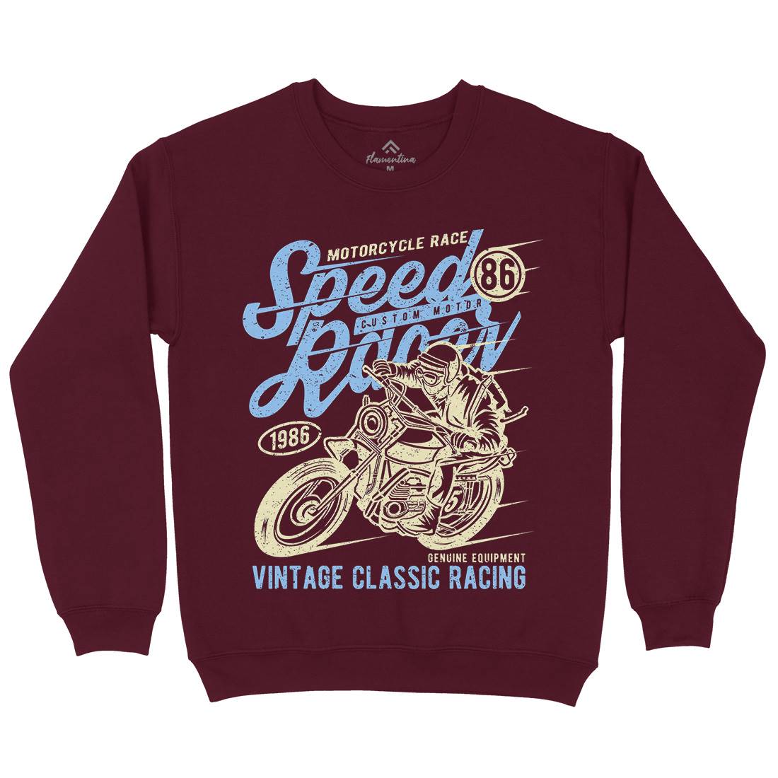 Speed Racer Mens Crew Neck Sweatshirt Motorcycles A156