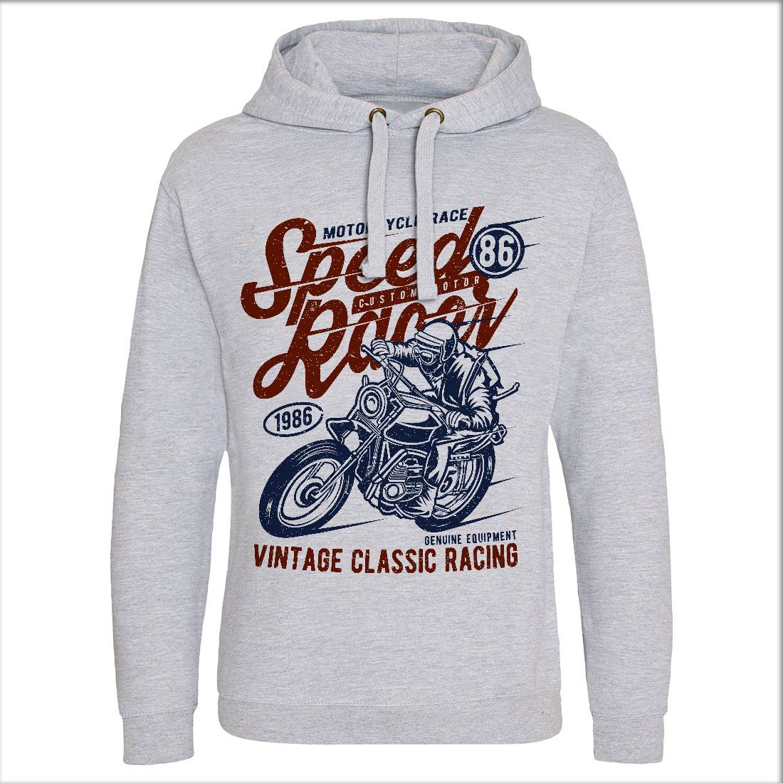 Speed Racer Mens Hoodie Without Pocket Motorcycles A156