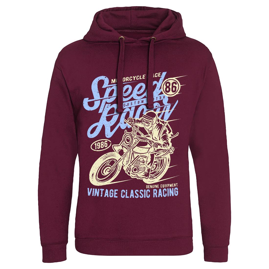Speed Racer Mens Hoodie Without Pocket Motorcycles A156