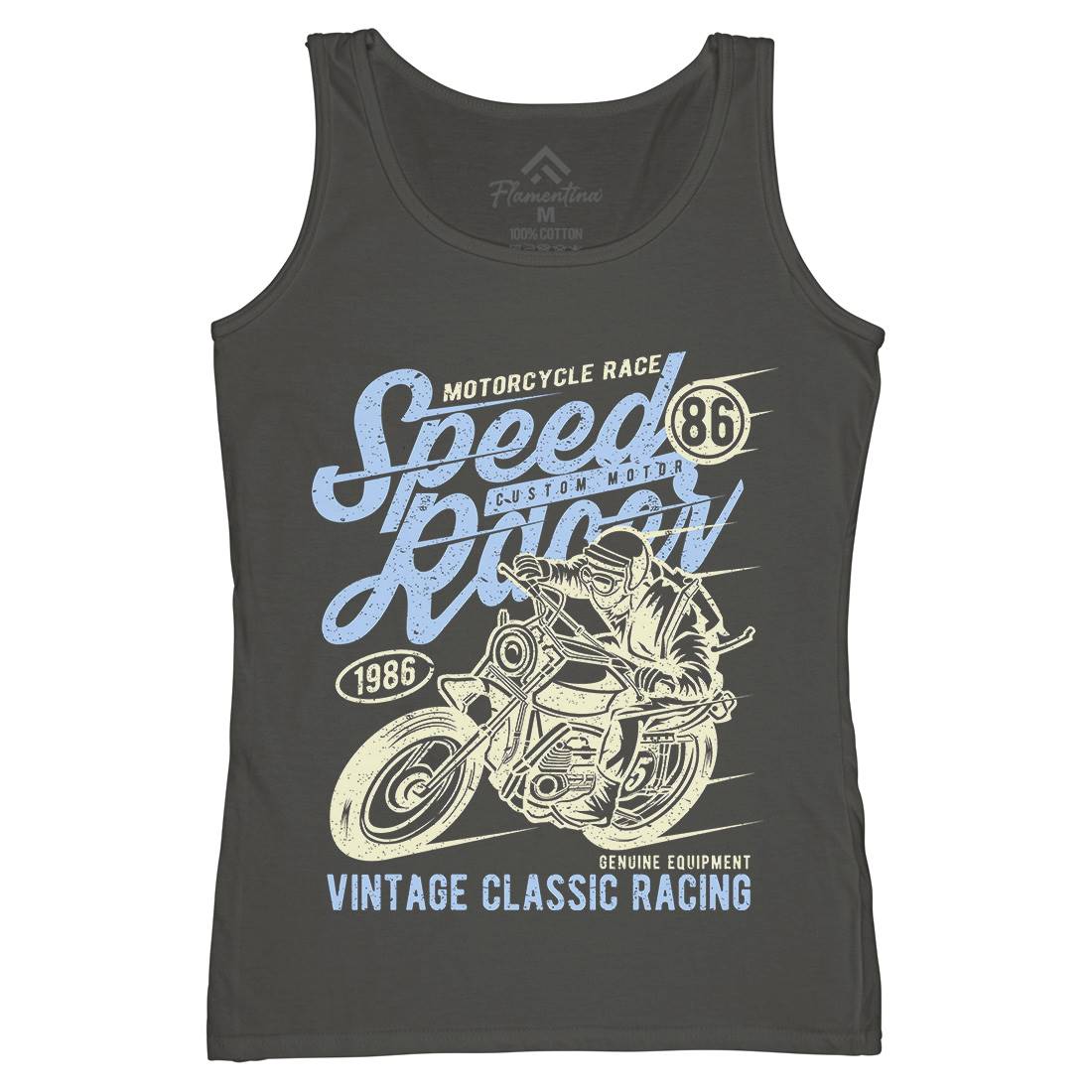 Speed Racer Womens Organic Tank Top Vest Motorcycles A156