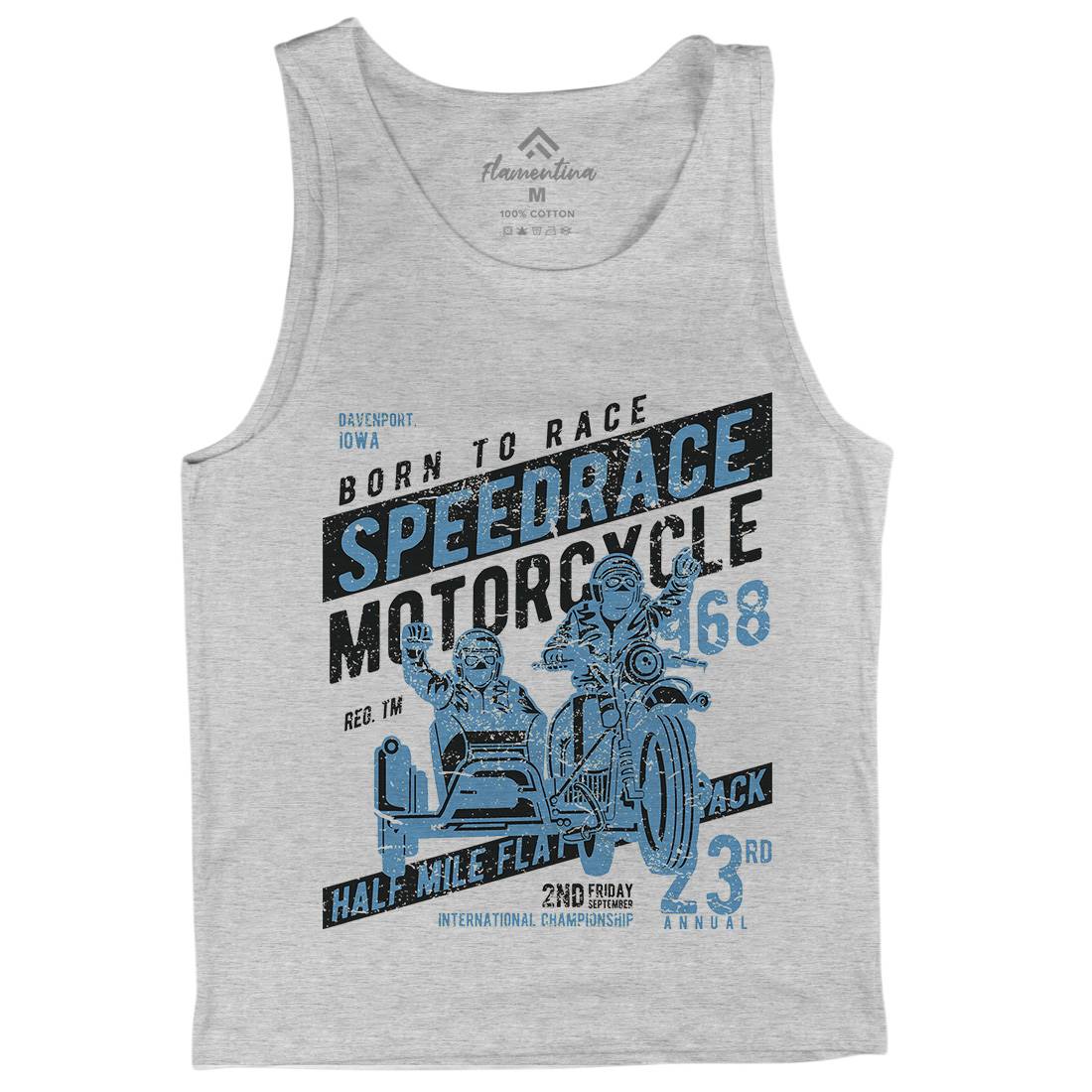Speedrace Mens Tank Top Vest Motorcycles A157